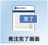 発注完了画面